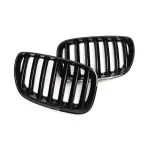 Kidney Grille set for BMW X5 E53 facelift (04-06), glossy black