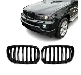 Kidney Grille set for BMW X5 E53 facelift (04-06),...