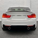 Performance trunk spoiler for BMW F32 Coupe, glossy black