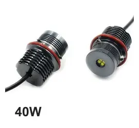Angel Eyes LED Markeriai - 40W, komplektas skirtas BMW...