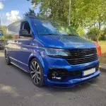 Apatinės bamperio Grotelės, komplektas skirtas VW T6.1 (19-), juodos blizgios