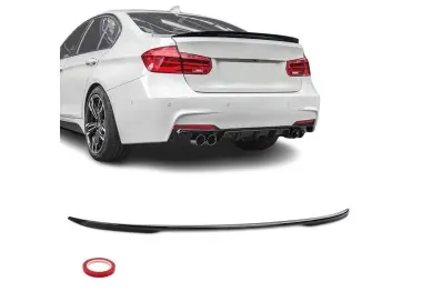 Performance galinio dangčio spoileris tinkantis BMW F30 / F80 (11-18), blizgus juodas