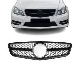 C63 išvaizdos Priekinės Grotelės skirtos Mercedes W204...