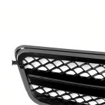 C63 išvaizdos Priekinės Grotelės skirtos Mercedes W204 / S204 / C204 (07-14), juodos blizgios