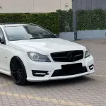 C63 style Front Grille for Mercedes W204 / S204 / C204 (07-14), glossy black