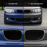 Performance kidney Grille set for BMW E81 / E87, glossy black