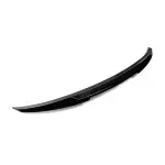 M4-style Trunk Spoiler for BMW E60, glossy black