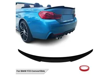 M4-style Bagažinės Spoileris skirtas BMW F33 / F83, juodas blizgus