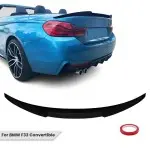 M4-style Bagažinės Spoileris skirtas BMW F33 / F83, juodas blizgus
