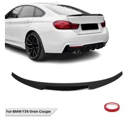 M4-style Trunk Spoiler for BMW F36 Gran Coupe, glossy...