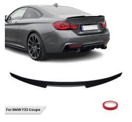 M4-style Trunk Spoiler for BMW F32 coupe, glossy black