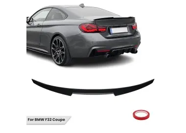 M4-style Bagažinės Spoileris skirtas BMW F32 Coupe, juodas blizgus
