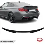 M4-style Bagažinės Spoileris skirtas BMW F32 Coupe, juodas blizgus