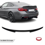 M4-style Trunk Spoiler for BMW F32 coupe, glossy black