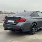M4-style Bagažinės Spoileris skirtas BMW F32 Coupe, juodas blizgus