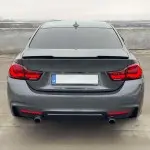 M4-style Bagažinės Spoileris skirtas BMW F32 Coupe, juodas blizgus