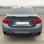 M4-style Trunk Spoiler for BMW F32 coupe, glossy black