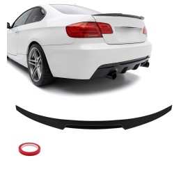 M4-style Trunk Spoiler for BMW E92 (06-13), glossy black