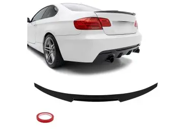 M4-style Bagažinės Spoileris skirtas BMW E92 (06-13), juodas blizgus