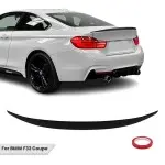Performance Bagažinės Spoileris skirtas BMW F32 Coupe, juodas blizgus