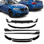 Aero apdailos Paketas su bagažinės Spoileriu skirtas BMW X6 F16 (15-19) M-Pack, juodas blizgus