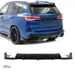 Aero Difuzorius Galiniam Bamperiui skirtas BMW X5 G05 PRE-LCI (19-23), juodas blizgus
