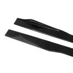 WR Poslenksčiai / Slenksčių Apdailos, komplektas skirtas BMW M2 F87 (16-21), juodi blizgūs
