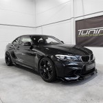 WR Side Skirt Extensions set for BMW M2 F87 (16-21), glossy black