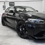 WR Poslenksčiai / Slenksčių Apdailos, komplektas skirtas BMW M2 F87 (16-21), juodi blizgūs