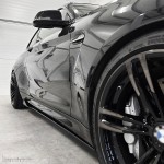 WR Poslenksčiai / Slenksčių Apdailos, komplektas skirtas BMW M2 F87 (16-21), juodi blizgūs