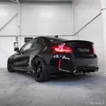 WR Poslenksčiai / Slenksčių Apdailos, komplektas skirtas BMW M2 F87 (16-21), juodi blizgūs