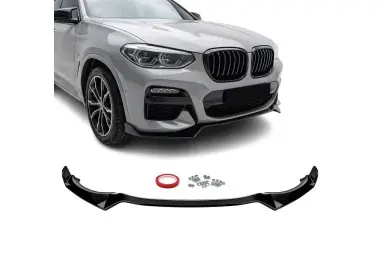 WR Priekinis Pažeminimas skirtas BMW X3 G01 / X4 G02 PRE-LCI (18-21), juodas blizgus
