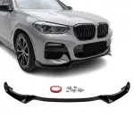 WR Priekinis Pažeminimas skirtas BMW X3 G01 / X4 G02 PRE-LCI (18-21), juodas blizgus