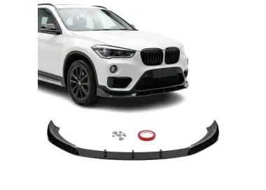 Aero Priekinis Pažeminimas skirtas BMW X1 F48 (15-22) standartinei versijai, juodas blizgus