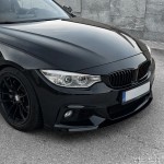 Performance Priekinis Pažeminimas skirtas BMW F32 / F33 / F36, juodas blizgus, V2 - SUSTIPRINTA VERSIJA