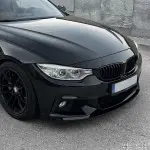 Performance Priekinis Pažeminimas skirtas BMW F32 / F33 / F36, juodas blizgus, V2 - SUSTIPRINTA VERSIJA