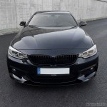 Performance Priekinis Pažeminimas skirtas BMW F32 / F33 / F36, juodas blizgus, V2 - SUSTIPRINTA VERSIJA
