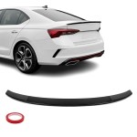V-style Trunk Spoiler for Skoda Octavia MK4 (20-), glossy black