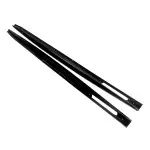 AC-style Poslenksčiai / Slenksčių Apdailos, komplektas skirtas BMW G22 / G23 (20-26) su M-Pack, juodi blizgūs