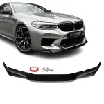 RK-style Priekinis Pažeminimas skirtas originaliam BMW F90 M5 PRE-LCI (18-20) bamperiui, juodas blizgus