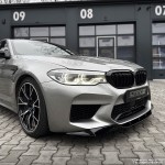 RK-style Priekinis Pažeminimas skirtas originaliam BMW F90 M5 PRE-LCI (18-20) bamperiui, juodas blizgus