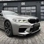 RK-style Priekinis Pažeminimas skirtas originaliam BMW F90 M5 PRE-LCI (18-20) bamperiui, juodas blizgus