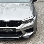 RK-style Priekinis Pažeminimas skirtas originaliam BMW F90 M5 PRE-LCI (18-20) bamperiui, juodas blizgus