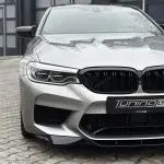RK-style Priekinis Pažeminimas skirtas originaliam BMW F90 M5 PRE-LCI (18-20) bamperiui, juodas blizgus