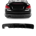 WR Rear Bumper Diffuser for BMW E82 / E88 M-Pack, glossy black