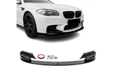 Performance Priekinis Pažeminimas skirtas originaliam BMW F10 M5 bamperiui, juodas blizgus
