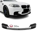 Performance Priekinis Pažeminimas skirtas originaliam BMW F10 M5 bamperiui, juodas blizgus