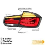 Performance LED Galiniai Žibintai, komplektas skirtas BMW F30 / F80 (11-18)