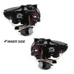 DTM style Xenon Headlights set with Yellow LED Angel Eyes for BMW E92 / E93 PRE-LCI (06-10)