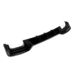 WR Difuzorius skirtas BMW F06 / F12 / F13 M-Pack galiniam bamperiui (su apvaliais 2x2 antgaliais), juodas blizgus